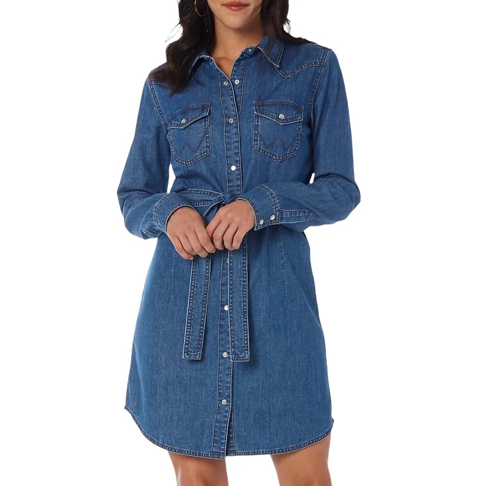 Wranglers Long Sleeve Denim Shirt Dress - XL - NWT
